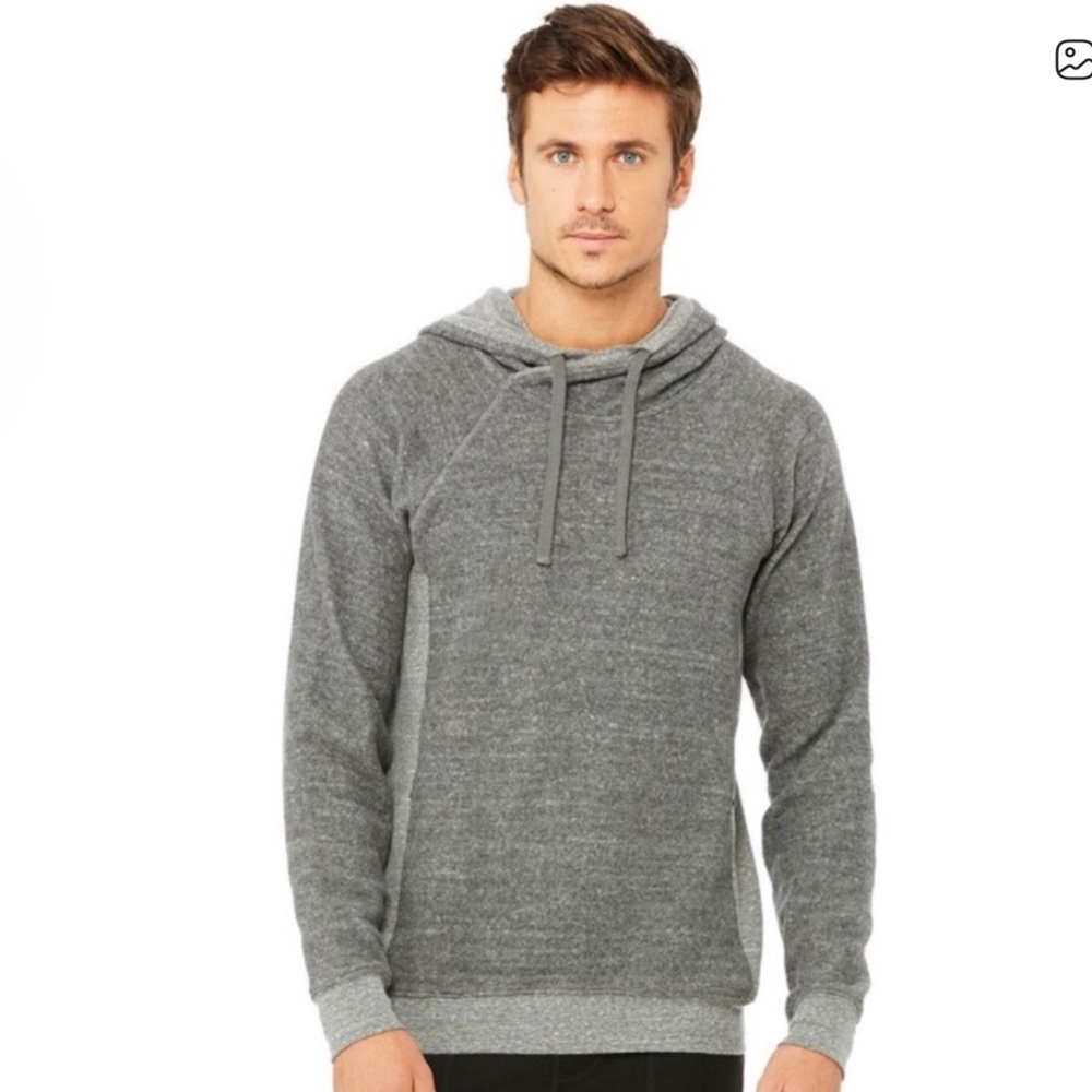 ALO Yoga Charcoal Hoodie for Men - Picture 2 of 6